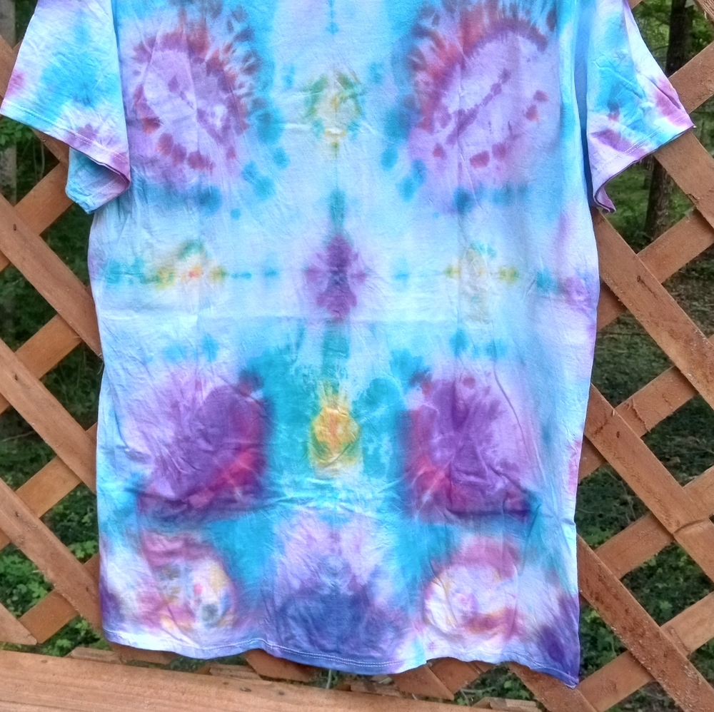 Tie-Die T-Shirt Fruit of the Loom Size XL Uni-Sex